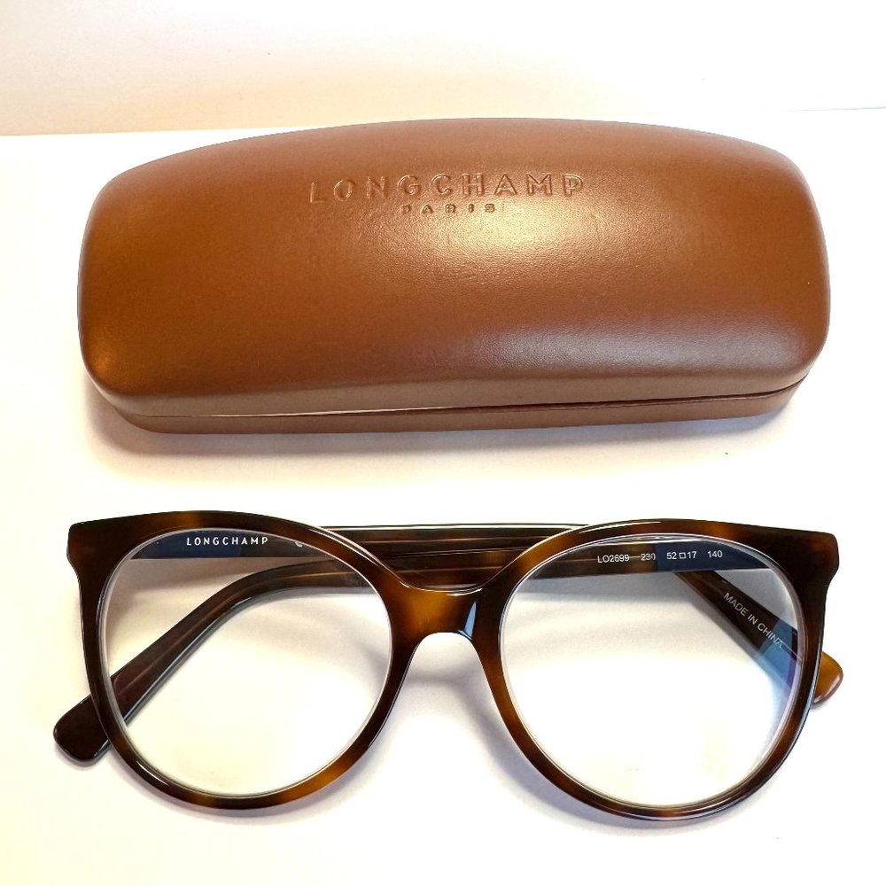 Longchamp Brown Tortoiseshell Women's Eyeglasses